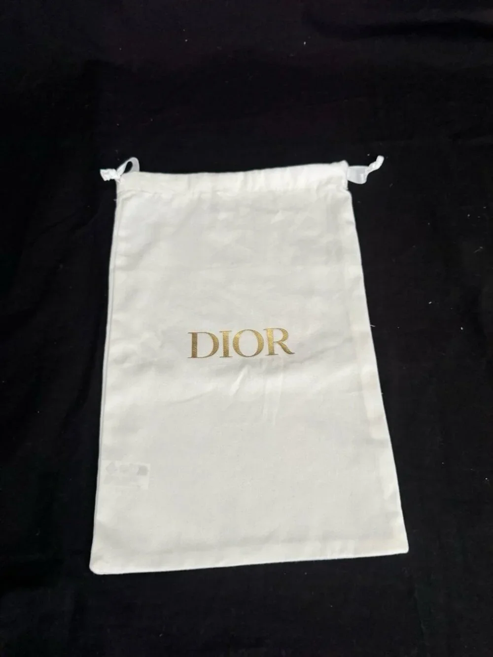 Dior Dust Bag Storage Cover Drawstring White 13